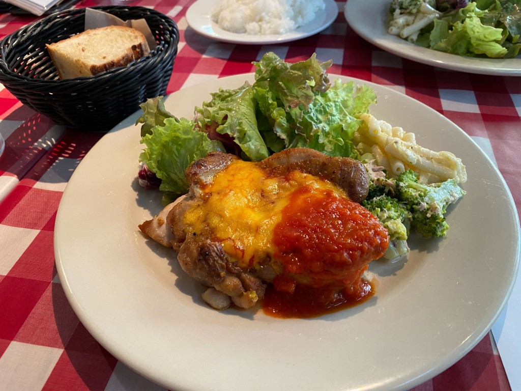 鶏もも肉のステーキ～ピッツァイオーラ風～